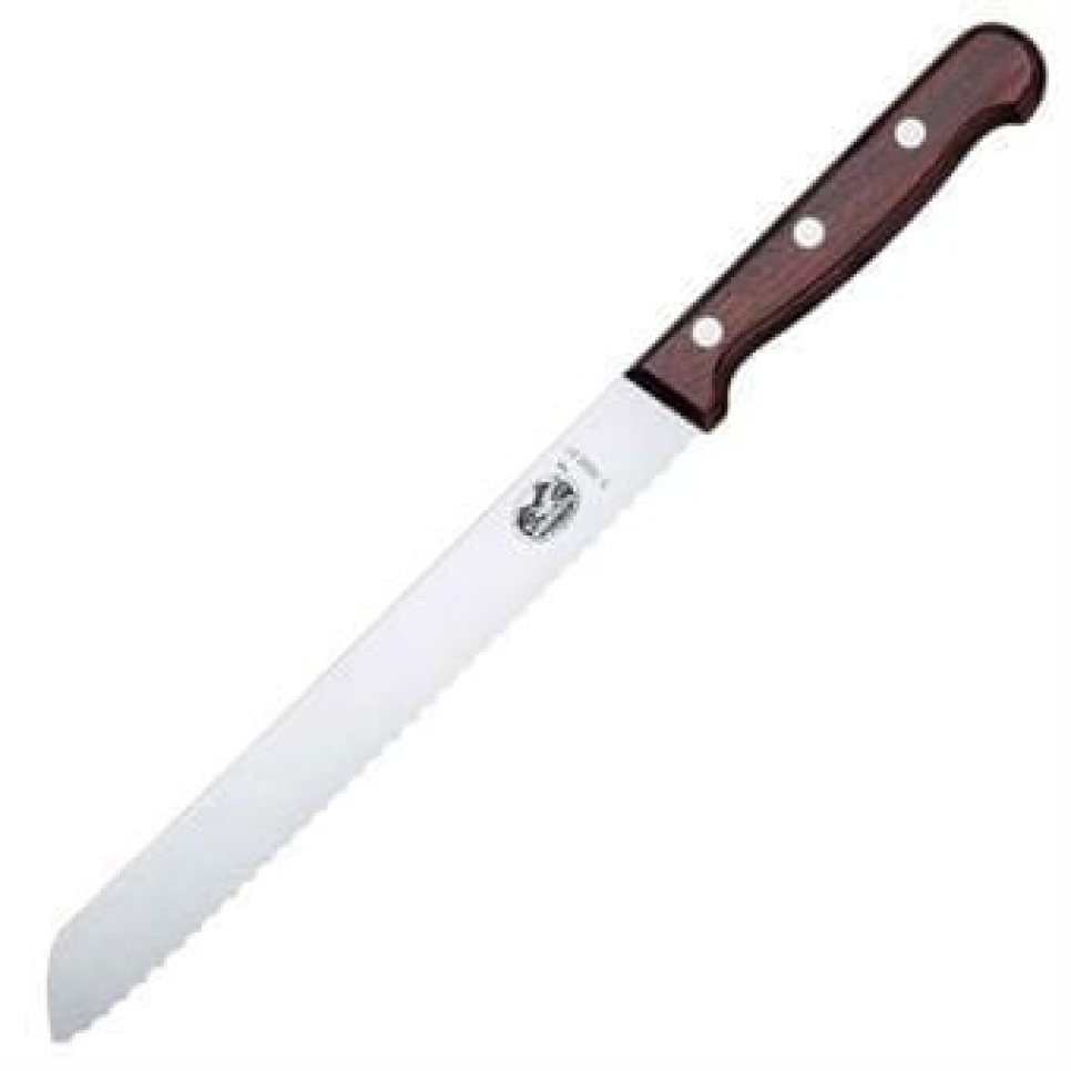 Nóż do chleba 21 cm z drewnianą rączką w pudełku prezentowym- Victorinox w grupie Gotowanie / Noże kuchenne / Noże do chleba w The Kitchen Lab (1090-23180)