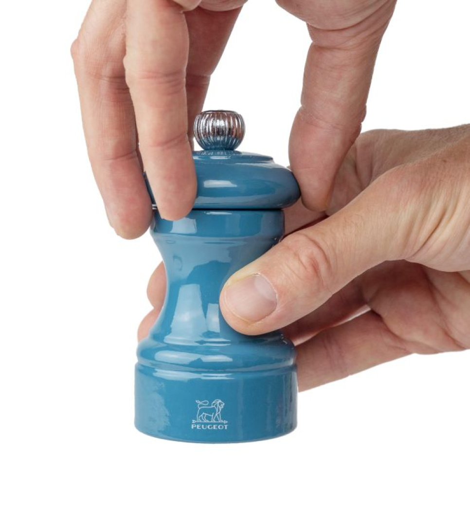 Młynek do pieprzu, 10 cm, Bistrorama, Pacific Blue - Peugeot