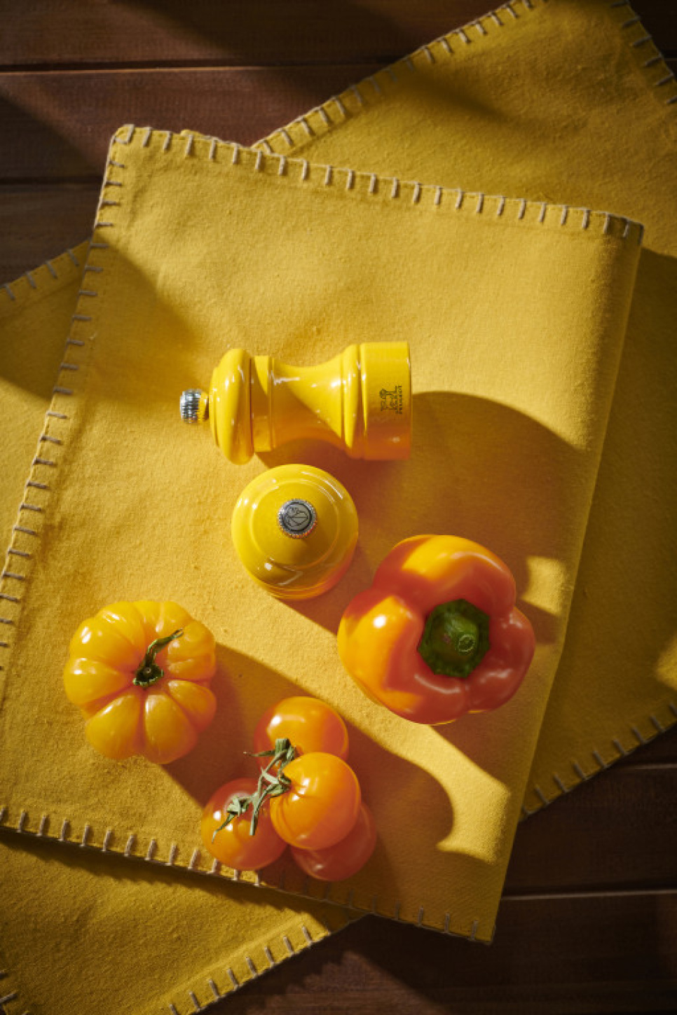 Młynek do pieprzu, 10 cm, Bistrorama, Saffron Yellow - Peugeot