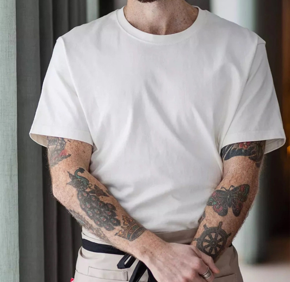 Ciężki T-shirt 200 g/m², Unisex, Offwhite - Segers Ciężki T-shirt 200 g/m², Unisex, Offwhite - Segers