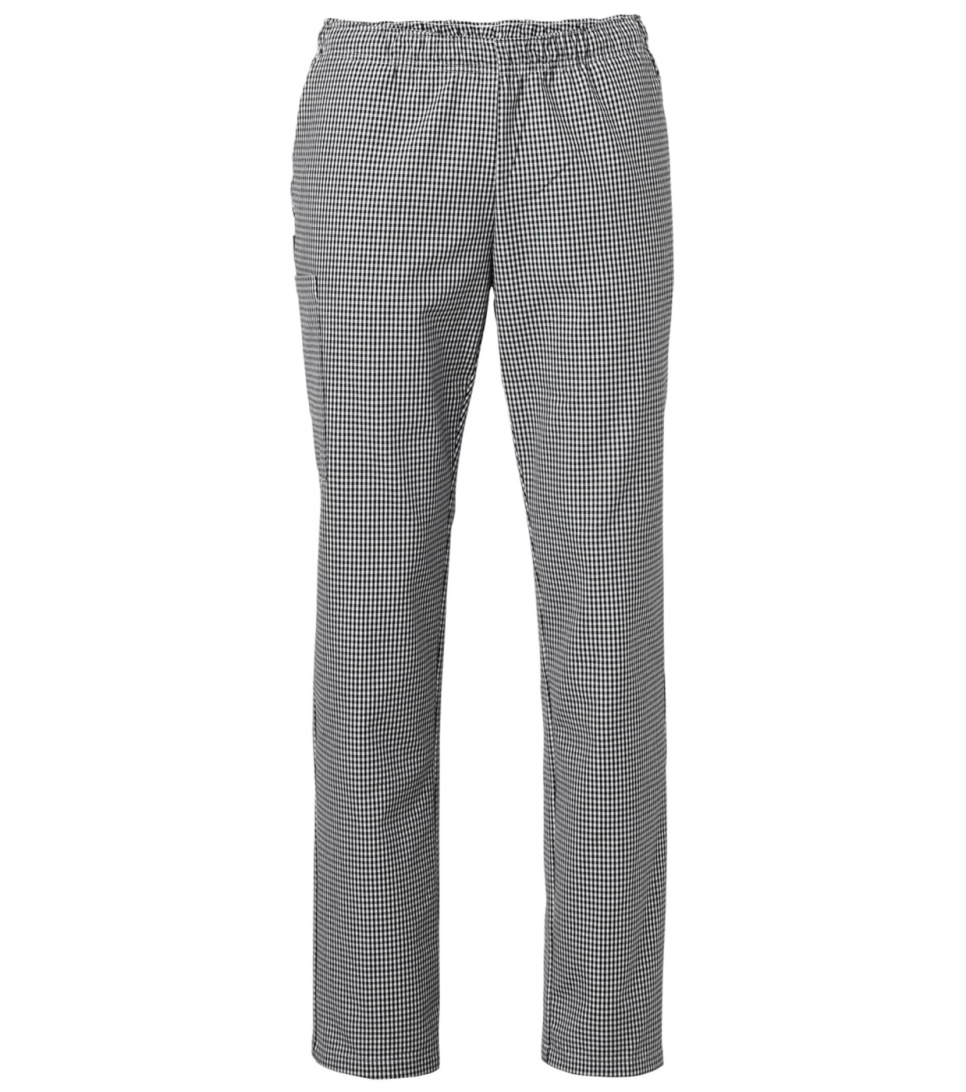 Spodnie, unisex, czarna pepita - Segers w grupie Gotowanie / Tekstylia kuchenne / Spodnie szefa kuchni w The Kitchen Lab (1092-34995)