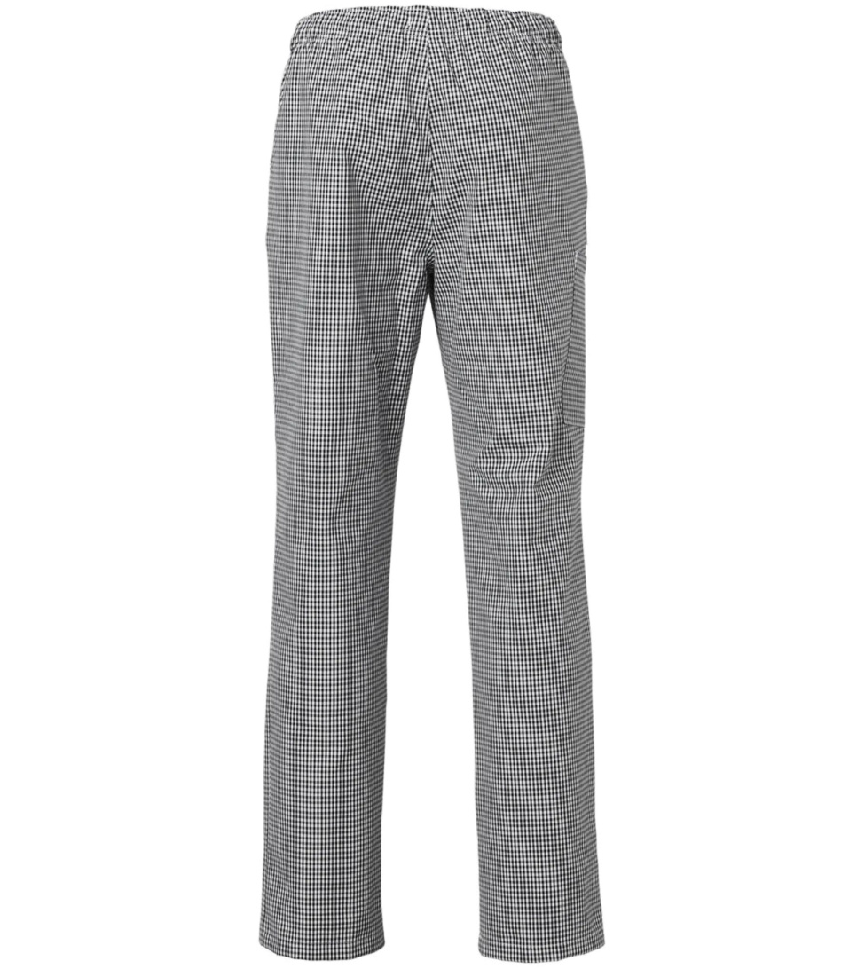 Spodnie, unisex, czarna pepita - Segers