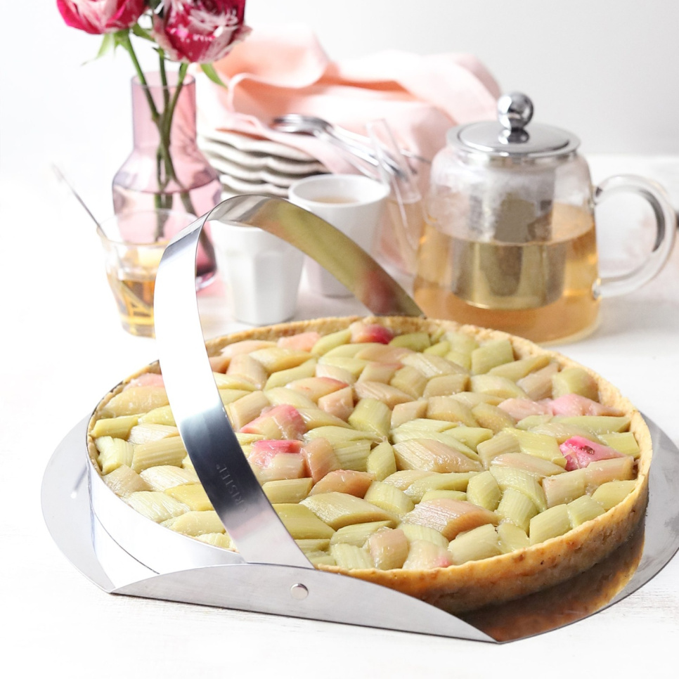 Forma do tarty ze stali nierdzewnej ze składanymi bokami - Cristel Forma do tarty ze stali nierdzewnej ze składanymi bokami - Cristel