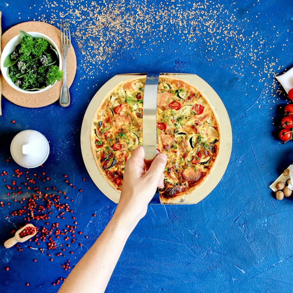 Forma do tarty ze stali nierdzewnej ze składanymi bokami - Cristel Forma do tarty ze stali nierdzewnej ze składanymi bokami - Cristel