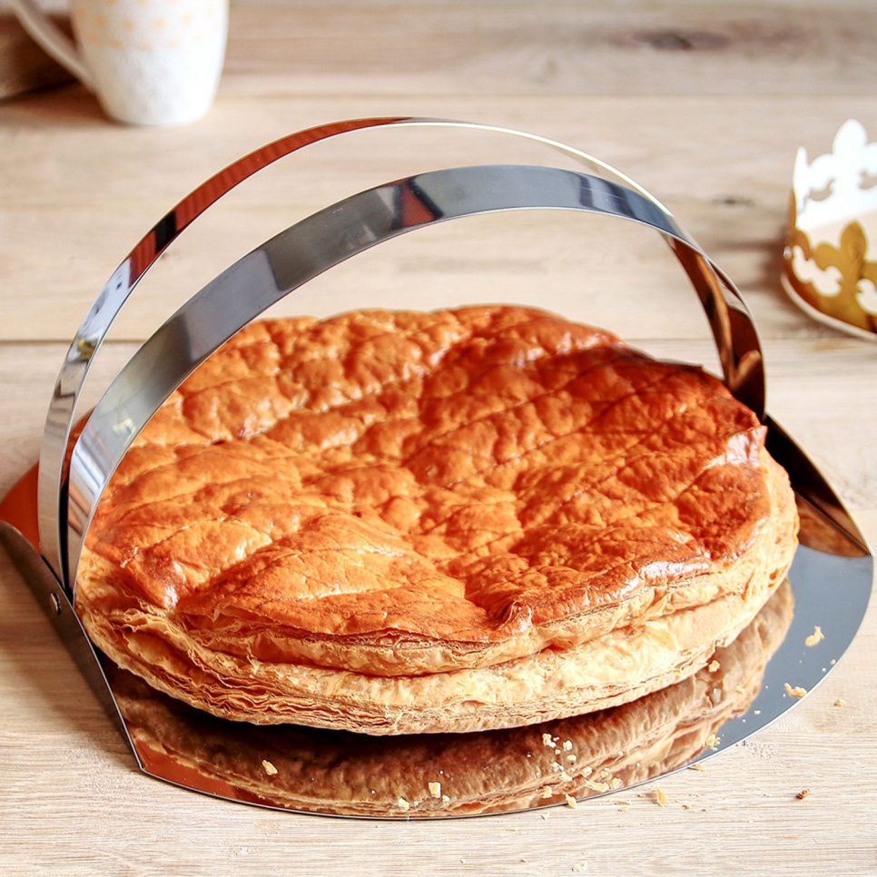 Forma do tarty ze stali nierdzewnej ze składanymi bokami - Cristel Forma do tarty ze stali nierdzewnej ze składanymi bokami - Cristel