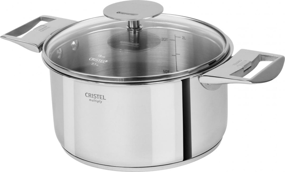 Garnek, odczepiane uchwyty, Casteline - Cristel
