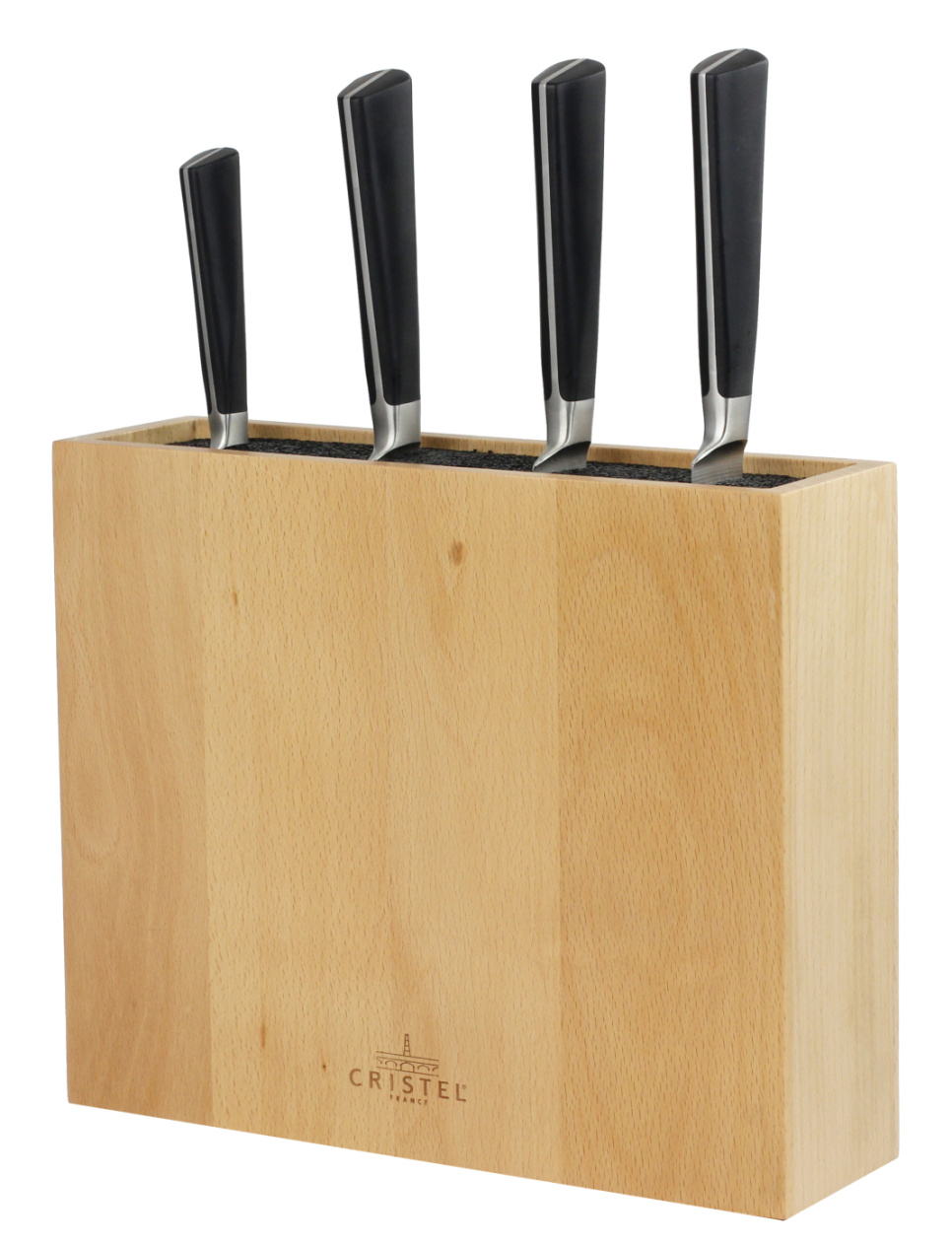 Prostokątny blok na 10 noży - Cristel Prostokątny blok na 10 noży - Cristel
