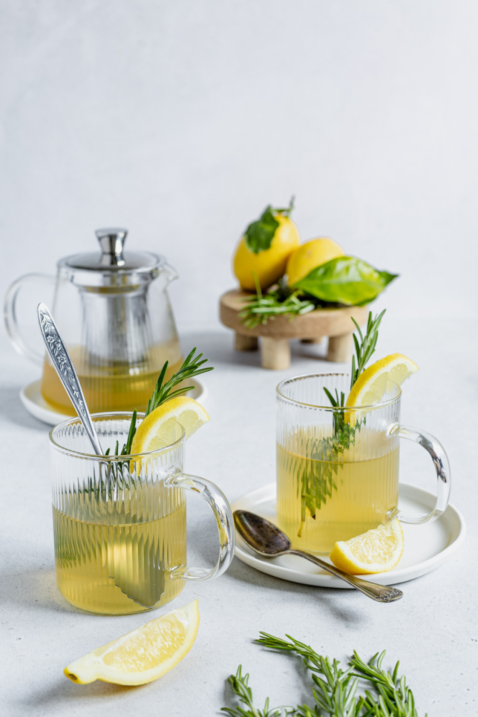 Zestaw czajniczek i dwa szklane kubki, Darjeeling - Cristel Zestaw czajniczek i dwa szklane kubki, Darjeeling - Cristel