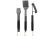 Zestaw do grilla ze szczypcami, łopatką i szczotką do rusztu - Boretti