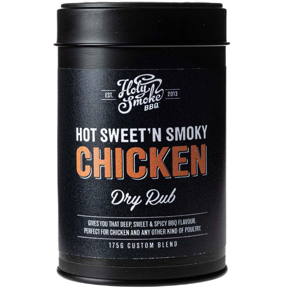 Pikantny kurczak, mieszanka przypraw, 175g - Holy Smoke BBQ w grupie Gotowanie / Przyprawy i środki aromatyzujące / Przyprawy w The Kitchen Lab (1282-28167)