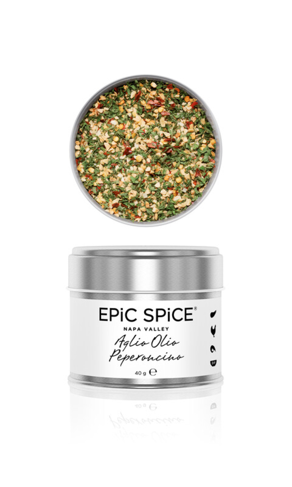Aglio Olio Peperoncino, mieszanka przypraw, 40g - Epic Spice w grupie Gotowanie / Przyprawy i środki aromatyzujące / Przyprawy w The Kitchen Lab (1282-28173)