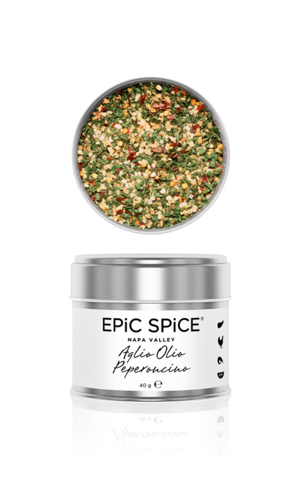 Aglio Olio Peperoncino, mieszanka przypraw, 60g - Epic Spice w grupie Gotowanie / Przyprawy i środki aromatyzujące / Przyprawy w The Kitchen Lab (1282-28173)