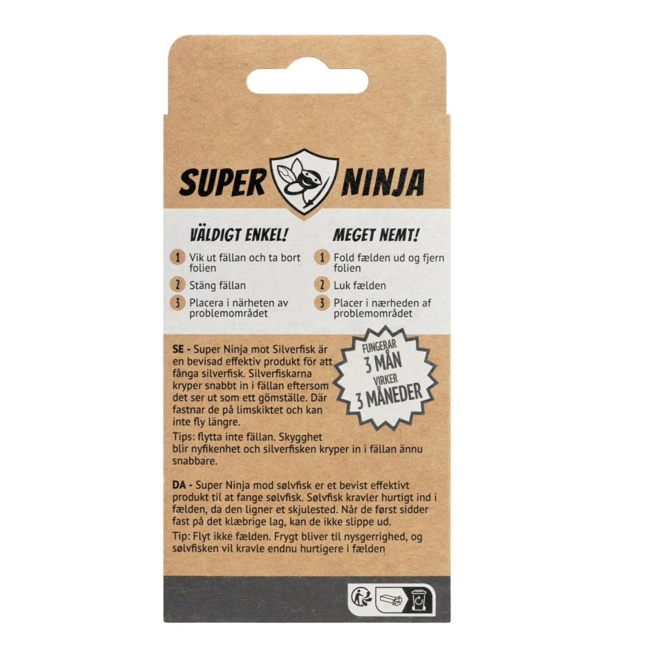 Pułapka na rybiki, 3 sztuki - Super Ninja Pułapka na rybiki, 3 sztuki - Super Ninja