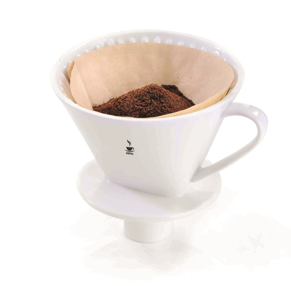 Uchwyt do filtra porcelanowego 1x4 - Gefu w grupie Herbata i kawa / Brew coffee / Pour over / Uchwyt filtra w The Kitchen Lab (1316-28303)