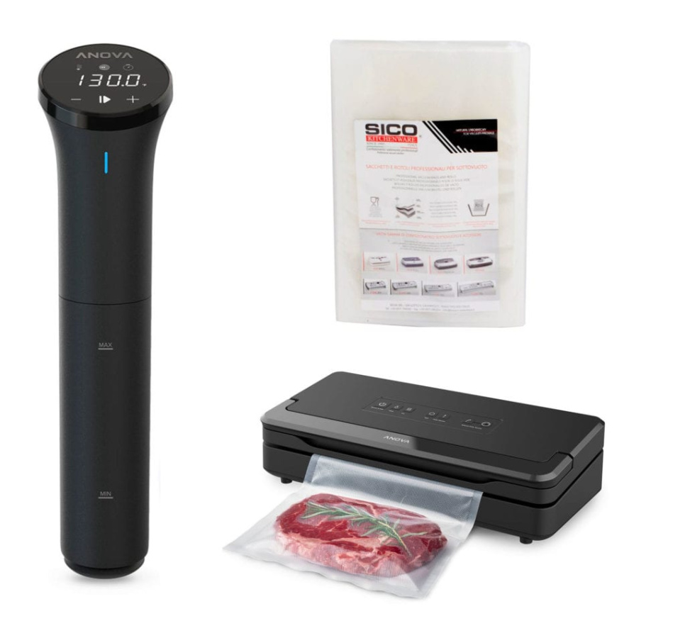 Anova Precision® Cooker Nano 3.0 / Vacuum Sealer Pro - Zestaw Sous Vide w grupie Gotowanie / Sous vide / Cyrkulatory sous vide w The Kitchen Lab (1317-26949)