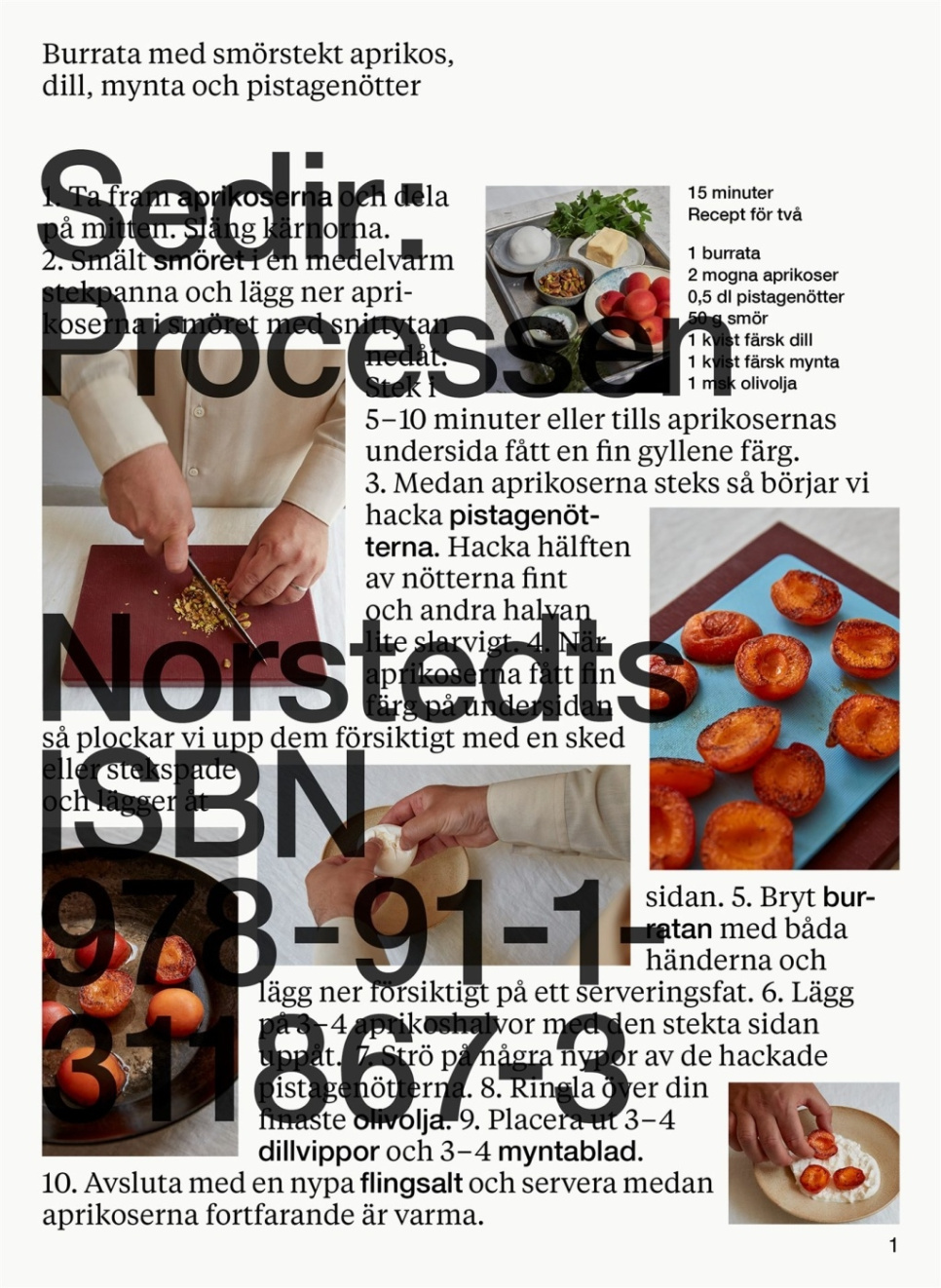 Sedir: Processen - Sedir Ajeenah w grupie Gotowanie / Książki kucharskie / Codzienna żywność w The Kitchen Lab (1355-25830)