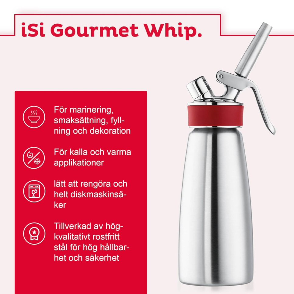 Syfon do bitej śmietany Gourmet Whip - iSi Syfon do bitej śmietany Gourmet Whip - iSi