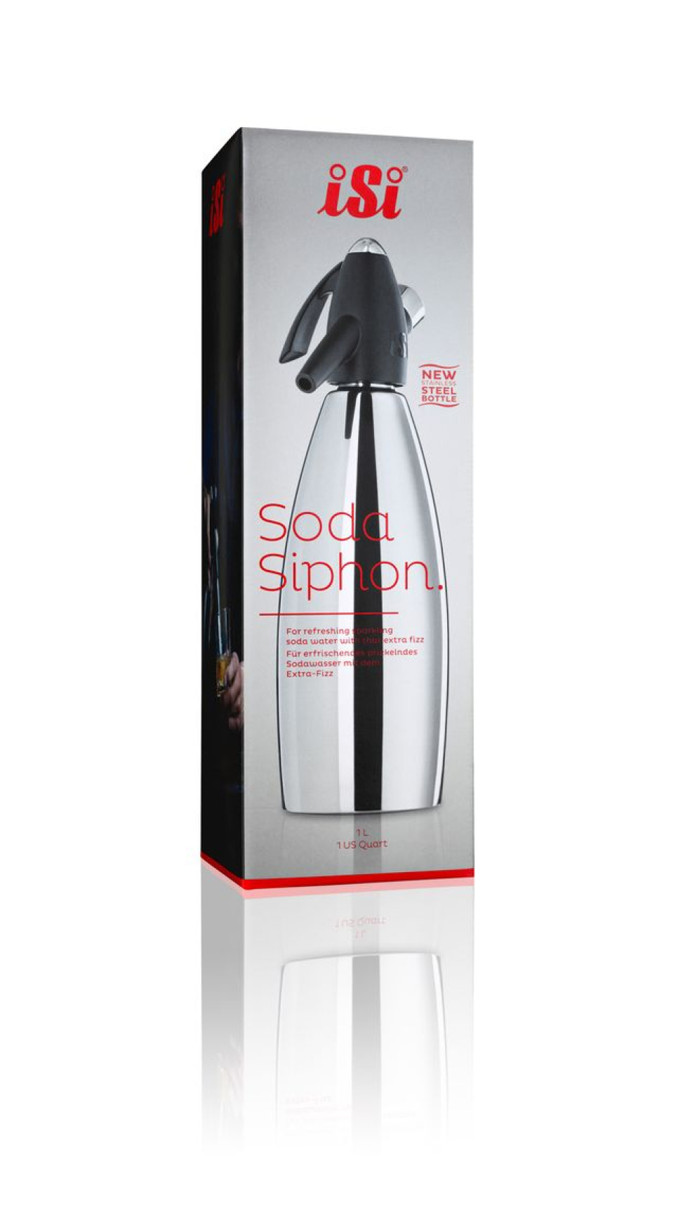 Syfon do wody sodowej, stal nierdzewna, 76 ml - iSi