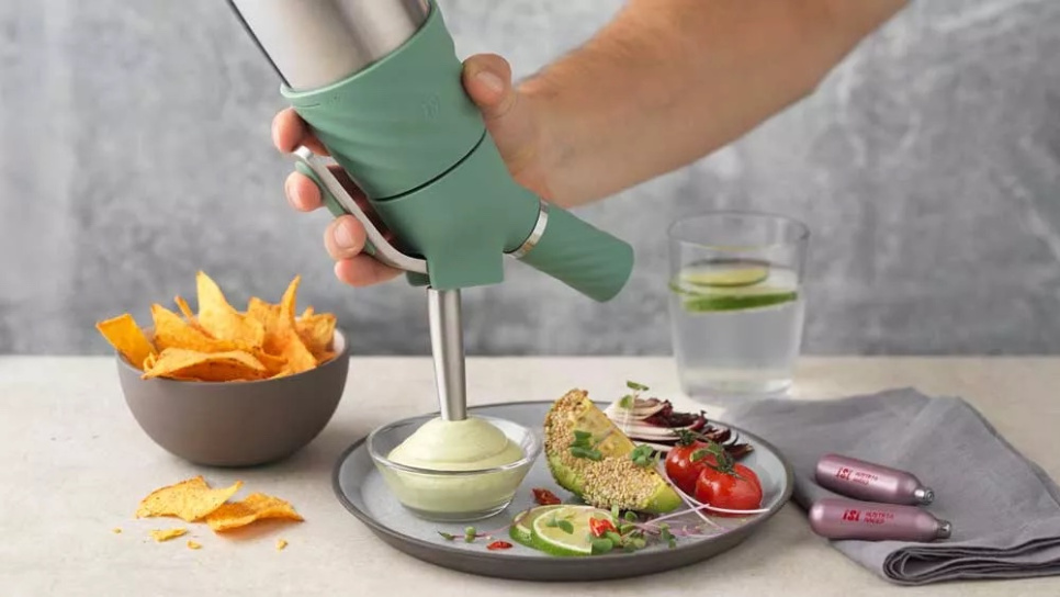 Syfon do bitej śmietany, Creative Whip Premium, 0,5L, Wave Green - iSi Syfon do bitej śmietany, Creative Whip Premium, 0,5L, Wave Green - iSi