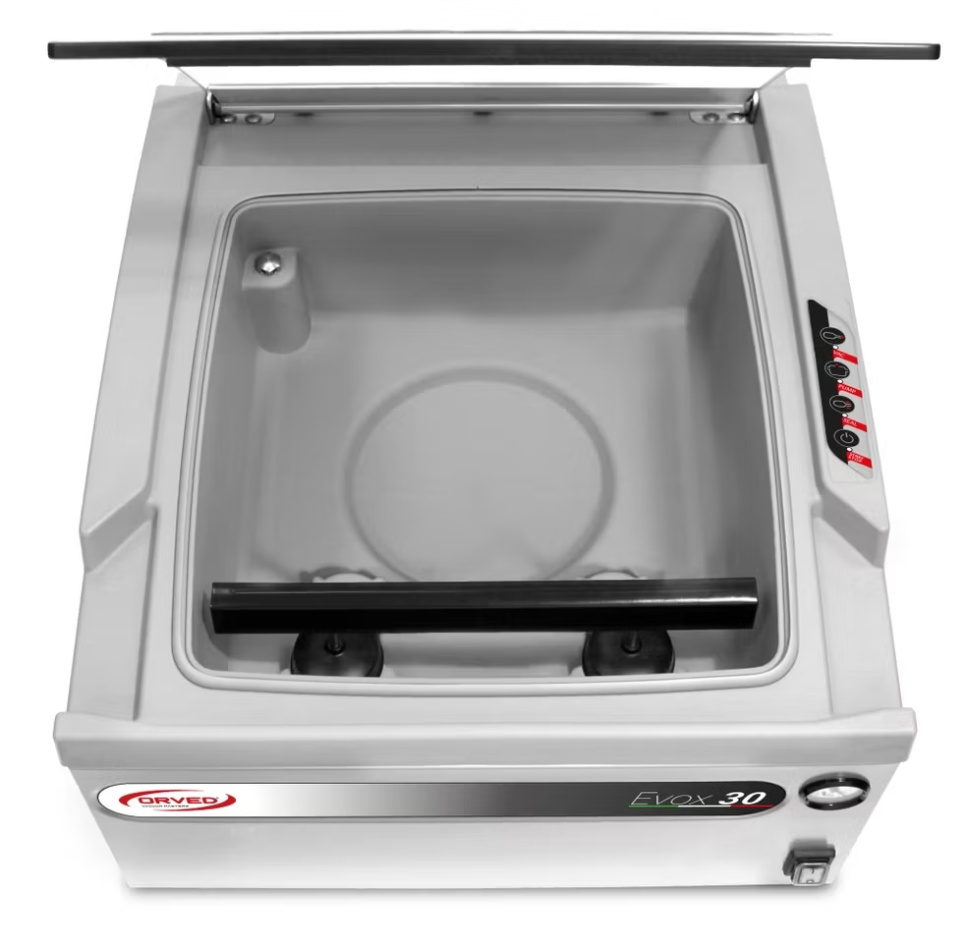 Kompaktowa komorowa pakowarka próżniowa do szuflady kuchennej, Orved EVOX 25
