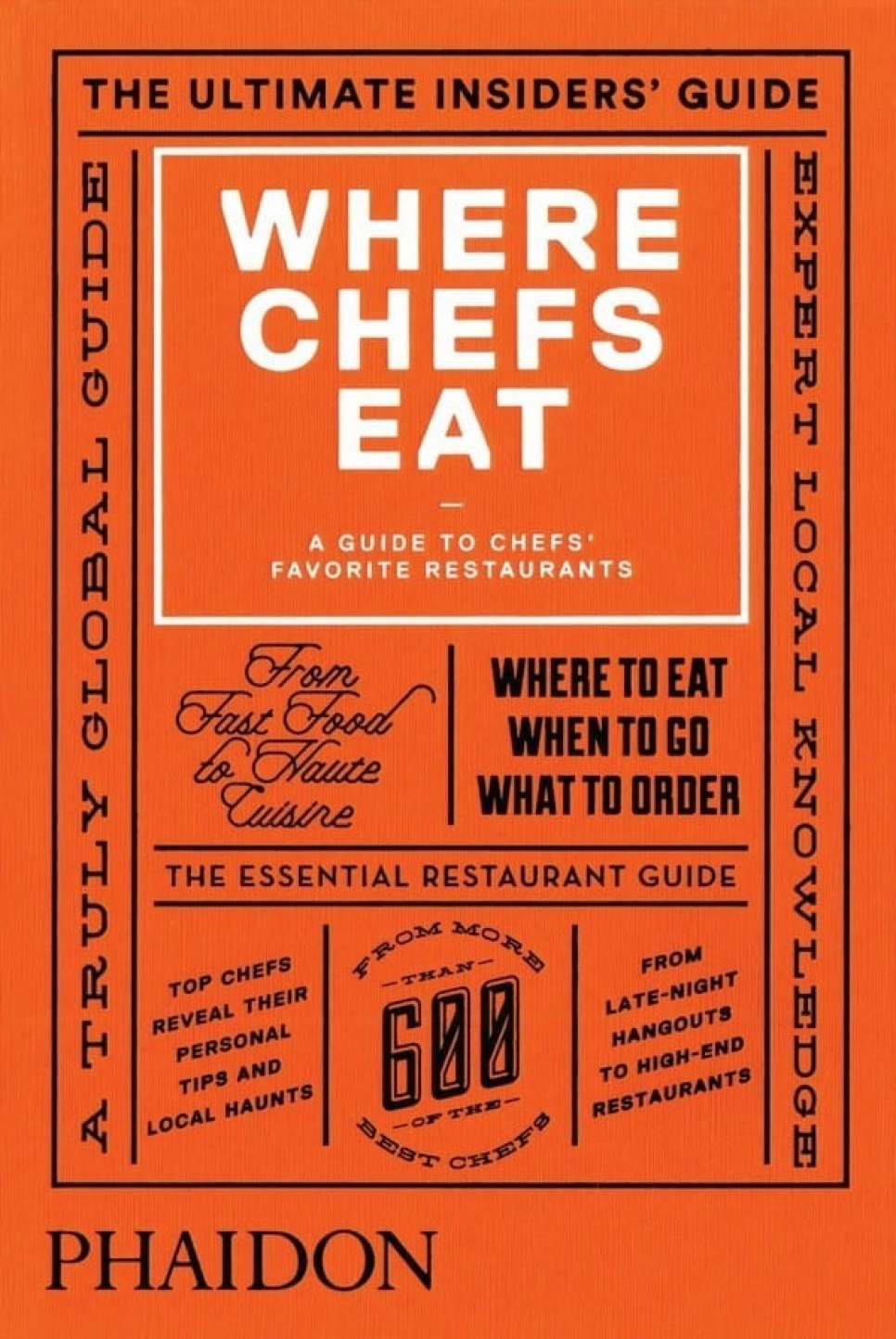 Where Chefs Eat, A Guide to Chefs Favorite Restaurants w grupie Gotowanie / Książki kucharskie / Inne książki kucharskie w The Kitchen Lab (1399-14478)