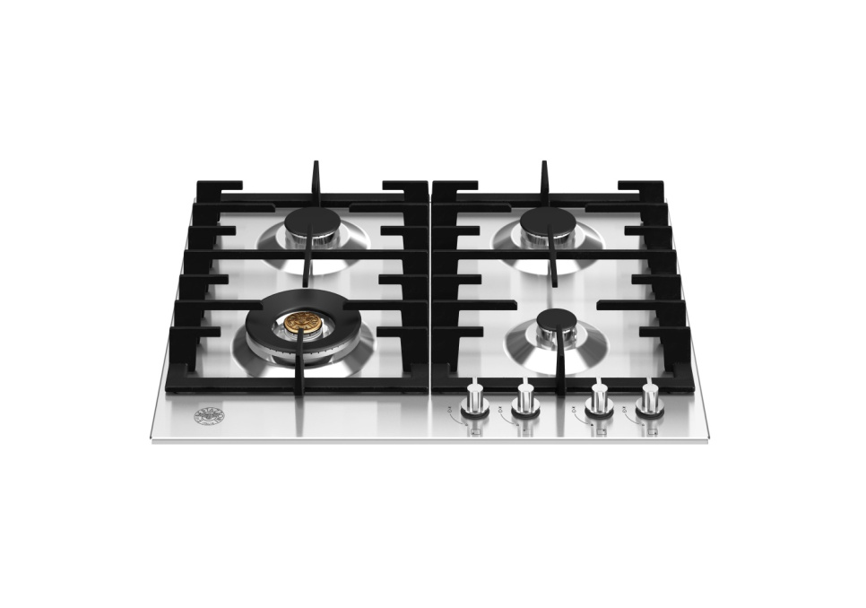 Płyta gazowa ze stali nierdzewnej, 60 cm, Modern - Bertazzoni w grupie Grille, kuchenki i piekarniki / Kuchenki / Płyty gazowe i indukcyjne w The Kitchen Lab (1403-20779)