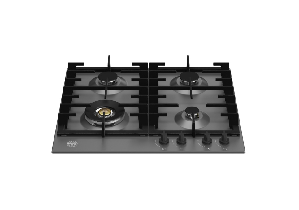 Płyta gazowa w kolorze czarnym matowym, 60 cm, Modern - Bertazzoni w grupie Grille, kuchenki i piekarniki / Kuchenki / Płyty gazowe i indukcyjne w The Kitchen Lab (1403-20780)