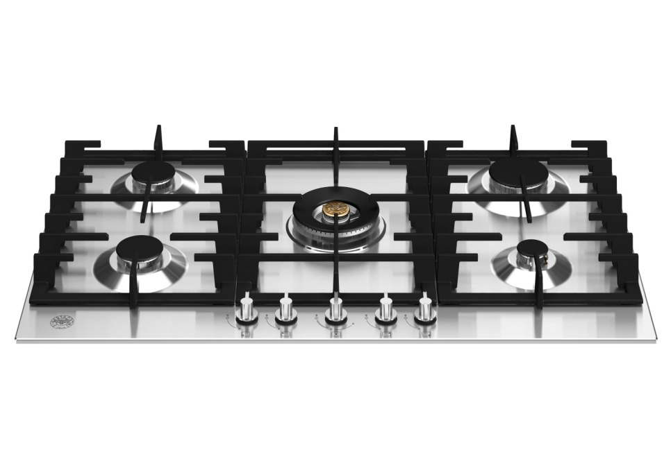 Płyta gazowa Modern, 90 cm, stal nierdzewna - Bertazzoni w grupie Grille, kuchenki i piekarniki / Kuchenki / Płyty gazowe i indukcyjne w The Kitchen Lab (1403-20781)