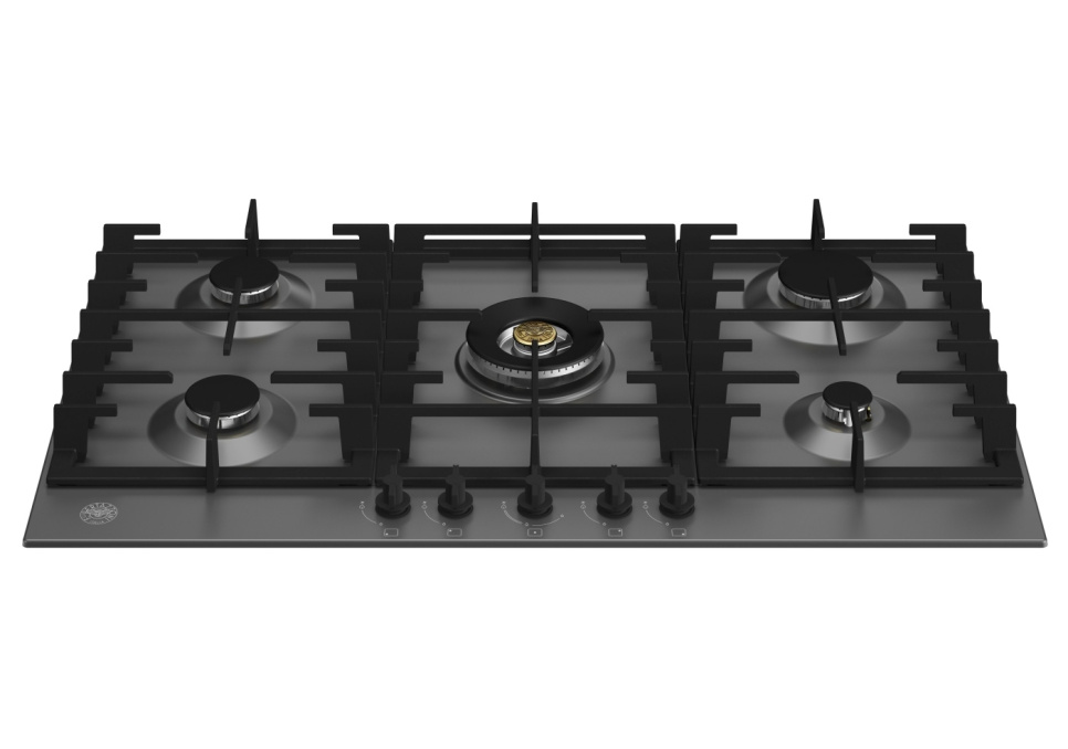 Płyta gazowa Modern, 90 cm, czarny matowy - Bertazzoni w grupie Grille, kuchenki i piekarniki / Kuchenki / Płyty gazowe i indukcyjne w The Kitchen Lab (1403-20782)