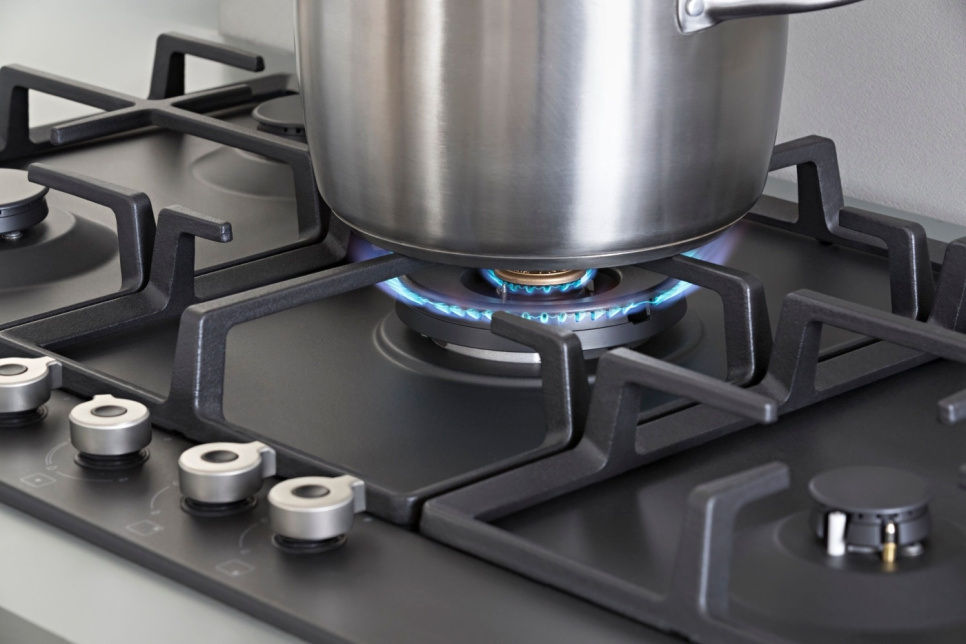 Płyta gazowa Professional, 60 cm, czarny matowy - Bertazzoni