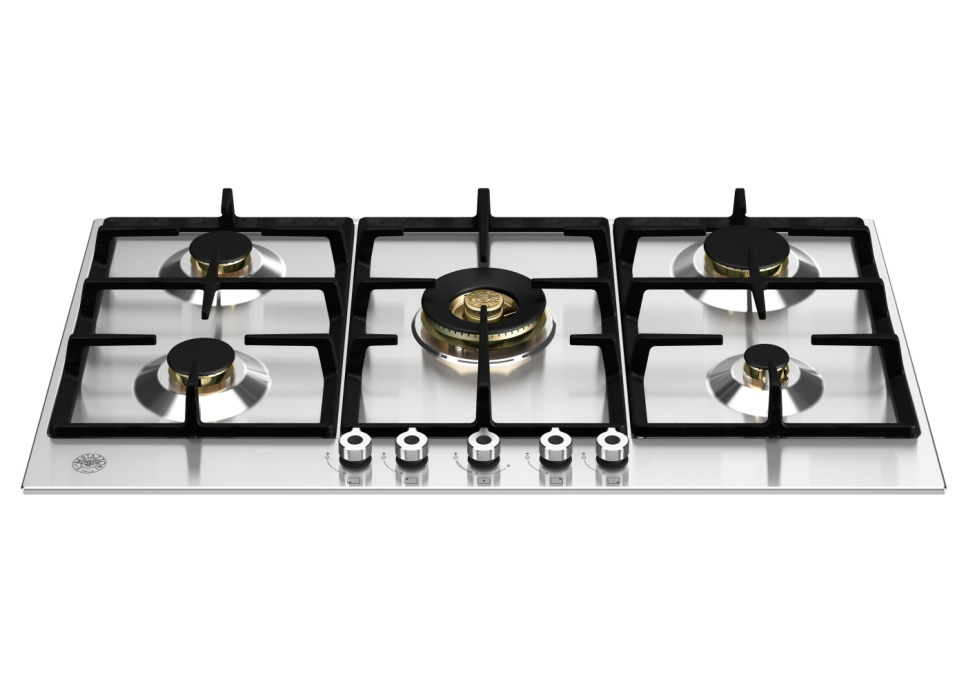 Płyta gazowa Professional, 60 cm, stal nierdzewna - Bertazzoni w grupie Grille, kuchenki i piekarniki / Kuchenki / Płyty gazowe i indukcyjne w The Kitchen Lab (1403-20785)