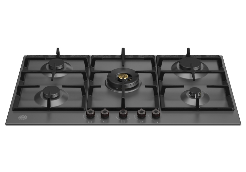 Płyta gazowa Professional, 90 cm, czarny matowy - Bertazzoni w grupie Grille, kuchenki i piekarniki / Kuchenki / Płyty gazowe i indukcyjne w The Kitchen Lab (1403-20786)