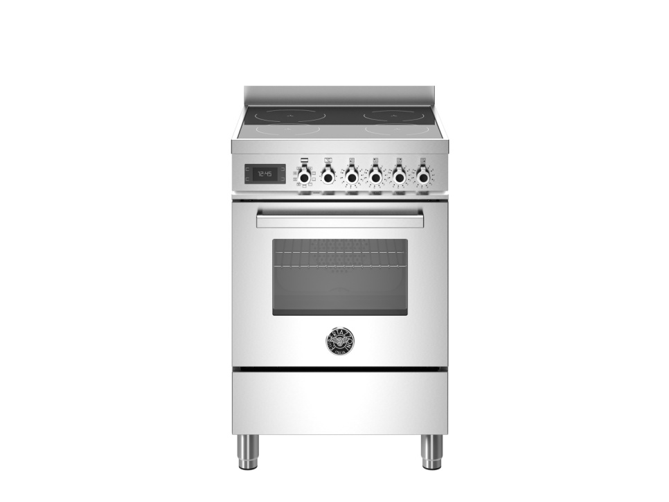 Płyta indukcyjna Professional, 60 cm, 4 strefy, pojedynczy piekarnik, stal nierdzewna - Bertazzoni w grupie Grille, kuchenki i piekarniki / Kuchenki / Kuchenki indukcyjne w The Kitchen Lab (1403-30618)