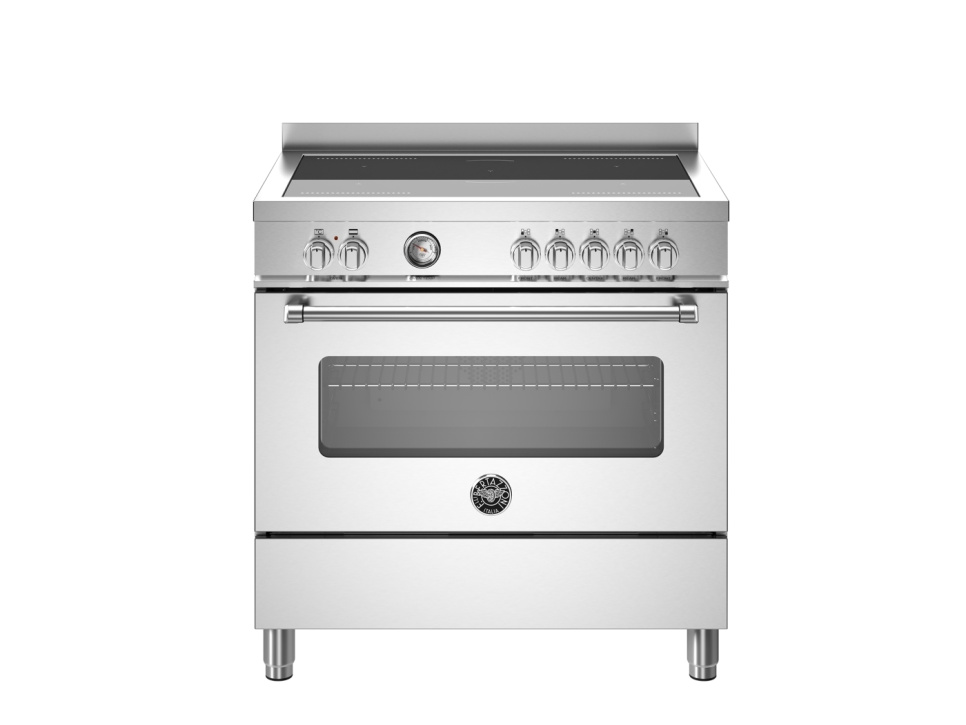 Płyta indukcyjna Master, 90 cm, 5 stref, pojedynczy piekarnik, stal nierdzewna - Bertazzoni w grupie Grille, kuchenki i piekarniki / Kuchenki / Kuchenki indukcyjne w The Kitchen Lab (1403-30621)