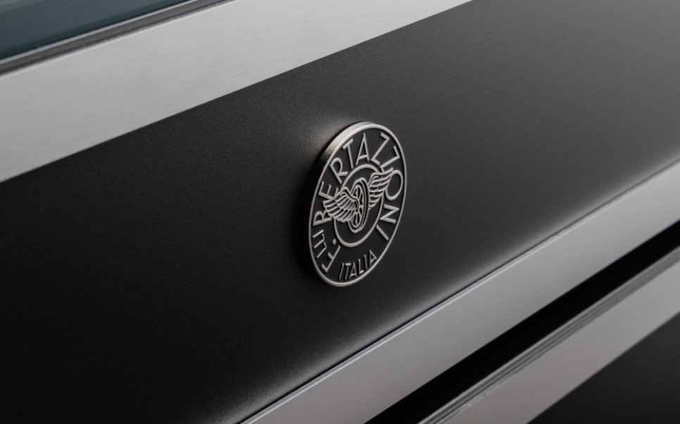 Płyta indukcyjna Heritage, 100 cm, 5 stref, potrójny piekarnik, czarny matowy - Bertazzoni Płyta indukcyjna Heritage, 100 cm, 5 stref, potrójny piekarnik, czarny matowy - Bertazzoni