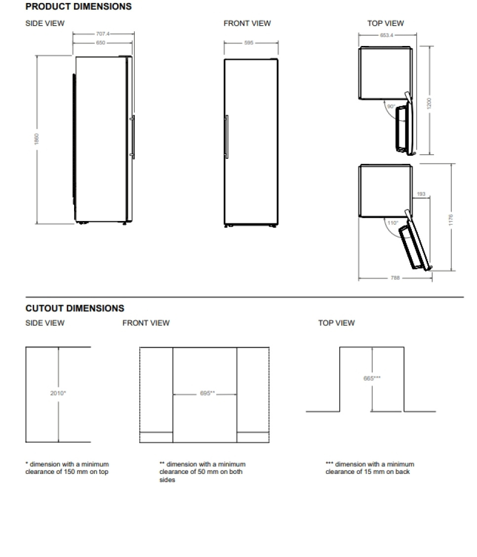 Lodówka Professional, wolnostojąca, 186 cm, stal nierdzewna - Bertazzoni Lodówka Professional, wolnostojąca, 186 cm, stal nierdzewna - Bertazzoni