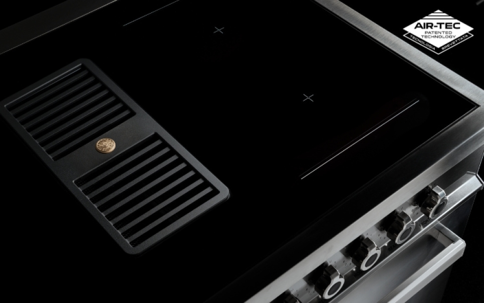 Kuchenka wolnostojąca Professional, zintegrowany wyciąg, 90 cm, stal nierdzewna - Bertazzoni Kuchenka wolnostojąca Professional, zintegrowany wyciąg, 90 cm, stal nierdzewna - Bertazzoni