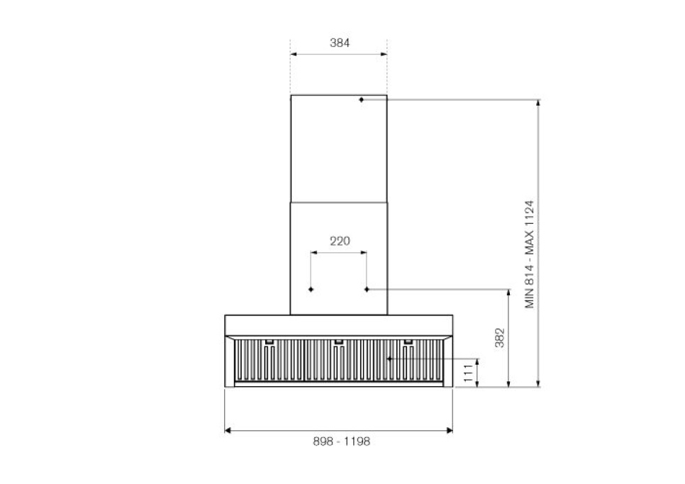 Wentylator Professional PRO, ścienny 90 cm, stal nierdzewna - Bertazzoni Wentylator Professional PRO, ścienny 90 cm, stal nierdzewna - Bertazzoni