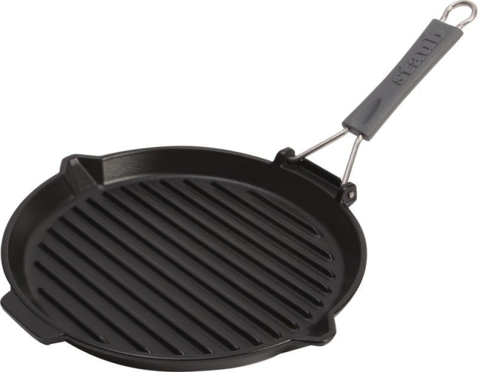 Żeliwna patelnia grillowa, 27 cm - Staub w grupie Gotowanie / Patelnia / Patelnie grillowe w The Kitchen Lab (1418-12931)