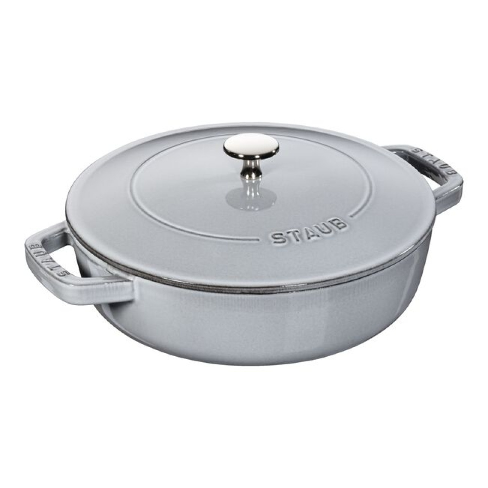 Patelnia Sauté, Chistera, Szara - Staub - 24 cm w grupie Gotowanie / Patelnia / Patelnie Saute w The Kitchen Lab (1418-13065)
