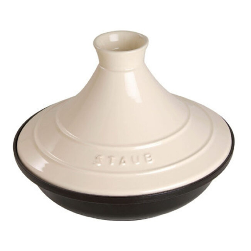 Tajine z Żeliwa, 20cm, Czarny/Kremowy - Staub w grupie Gotowanie / Garnki i patelnie / Garnki Tagine w The Kitchen Lab (1418-13100)