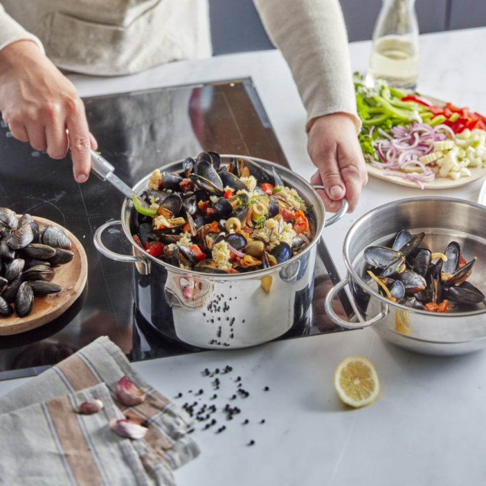 Garnek do małży, 20 cm 3 l, Resto - Demeyere