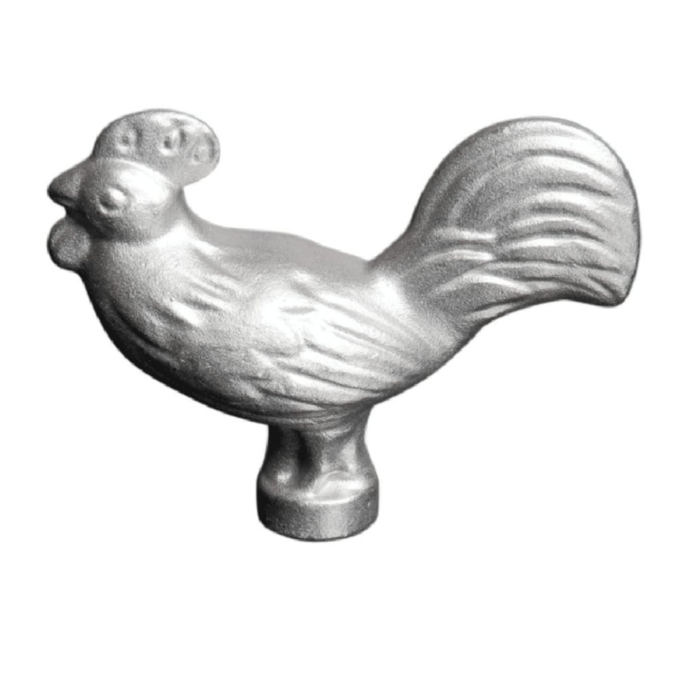 Metalowa gałka do patelni żeliwnej Staub - różne figurki - Kurczak w grupie Gotowanie / Garnki i patelnie / Akcesoria i pokrywy w The Kitchen Lab (1418-13531)