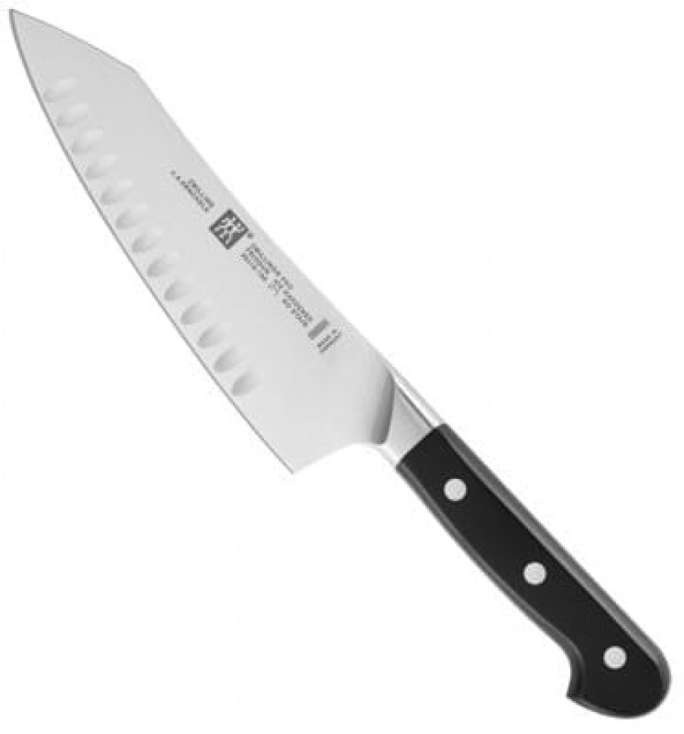 Rocking Santoku Nóż z ryflowanym ostrzem, 18 cm - Zwilling Pro w grupie Gotowanie / Noże kuchenne / Noże Santoku w The Kitchen Lab (1418-14081)
