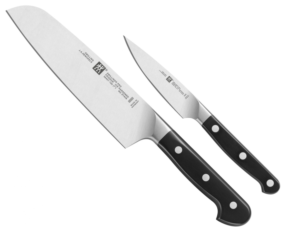 Zestaw noży Nóż Santoku + nóż do parowania - Zwilling Pro w grupie Gotowanie / Noże kuchenne / Zestaw noży w The Kitchen Lab (1418-14095)