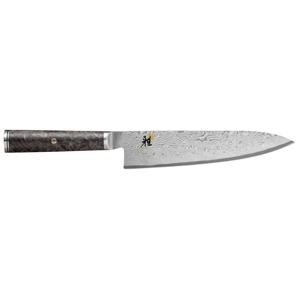Gyoto 20 cm, 5000 MCD 67 z uchwytami czarnego klonu - Miyabi w grupie Gotowanie / Noże kuchenne / Noże szefa kuchni w The Kitchen Lab (1418-27391)