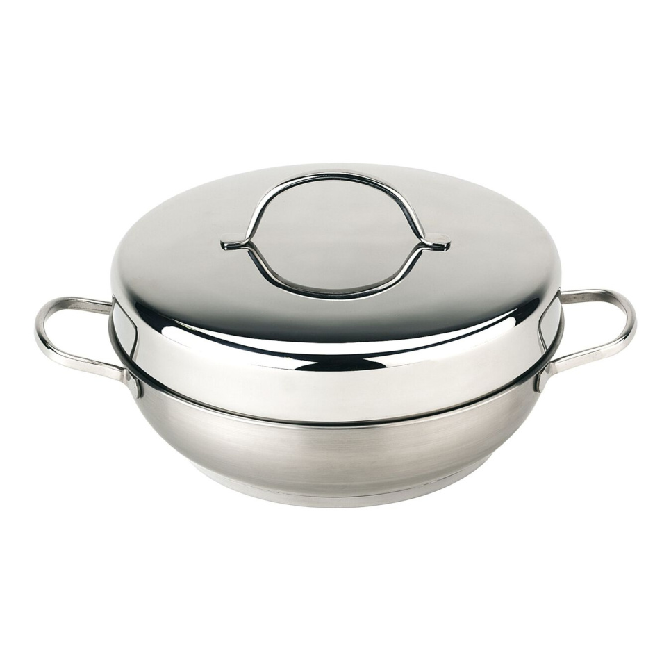 Dym z pokrywką 28 cm, specjalizacje - Demeyere w grupie Gotowanie / Garnki i patelnie / Garnki w The Kitchen Lab (1418-27429)