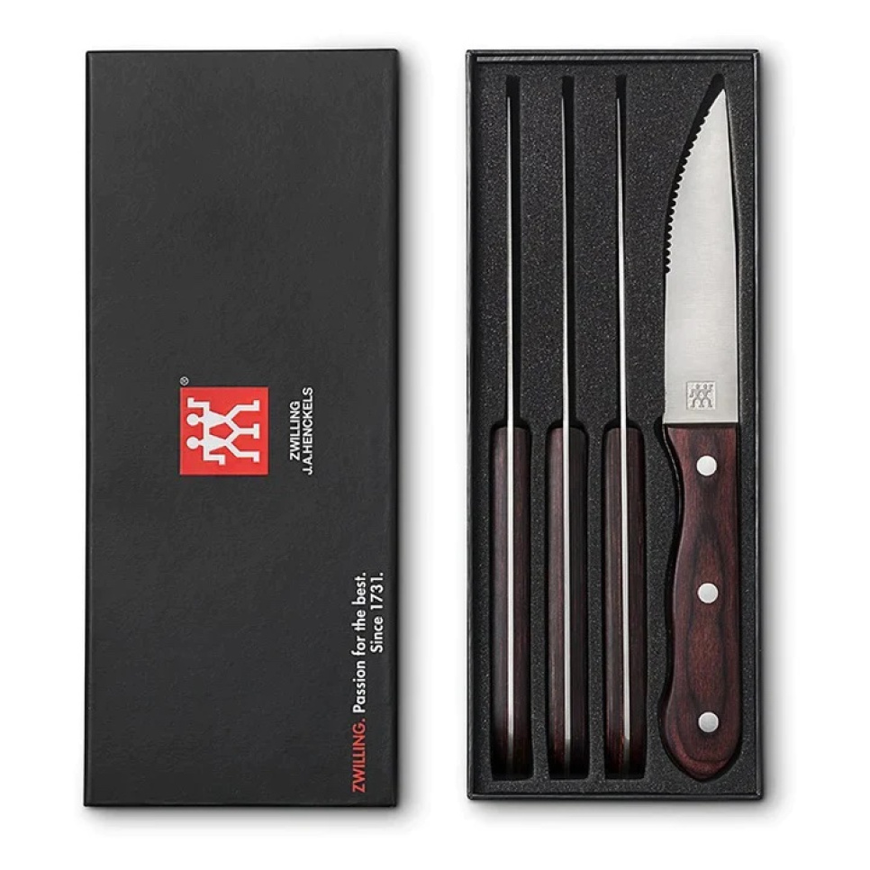 Noże do steków, zestaw 4 sztuk - Zwilling w grupie Nakrycie stołu / Sztućce / Noże w The Kitchen Lab (1418-28352)