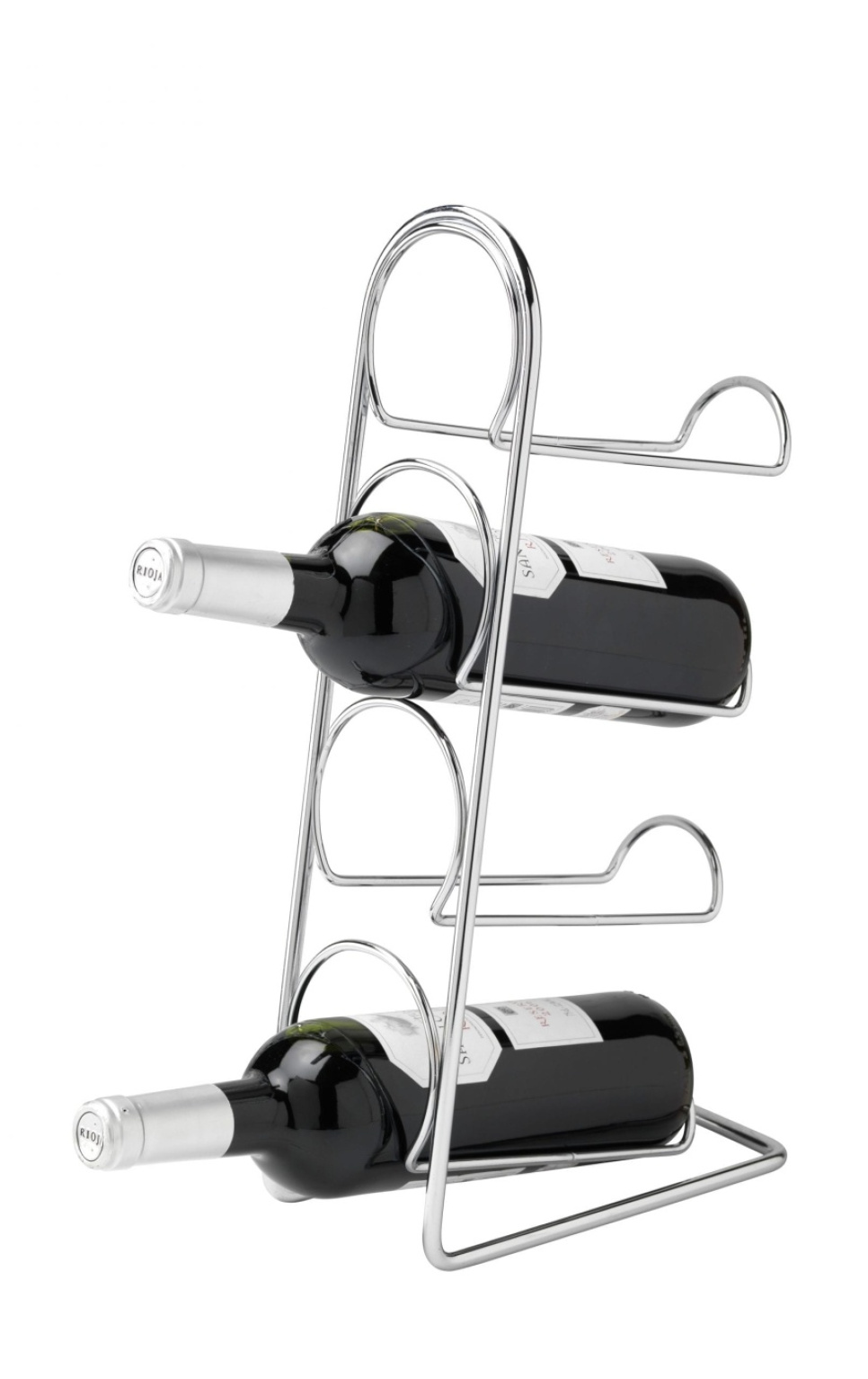 Stojak na wino Pisa na 4 butelki, chrom - Hahn w grupie Bar i wino / Akcesoria do wina / Stojaki na wino w The Kitchen Lab (1422-13638)