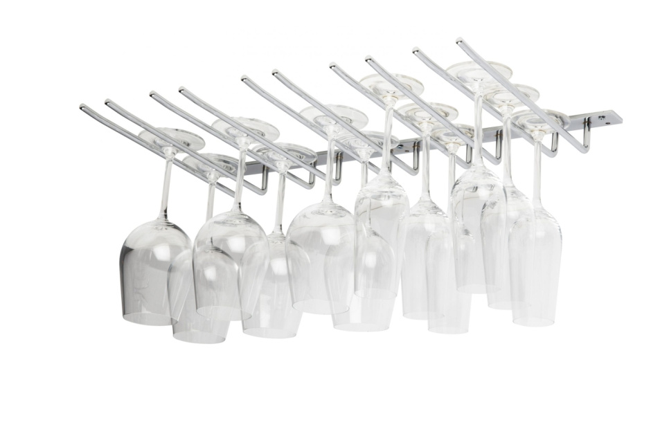 Szklany wieszak do montażu dachu - srebrny, 15 szklanek - Hippie de Luxe Szklany wieszak do montażu dachu - srebrny, 15 szklanek - Hippie de Luxe